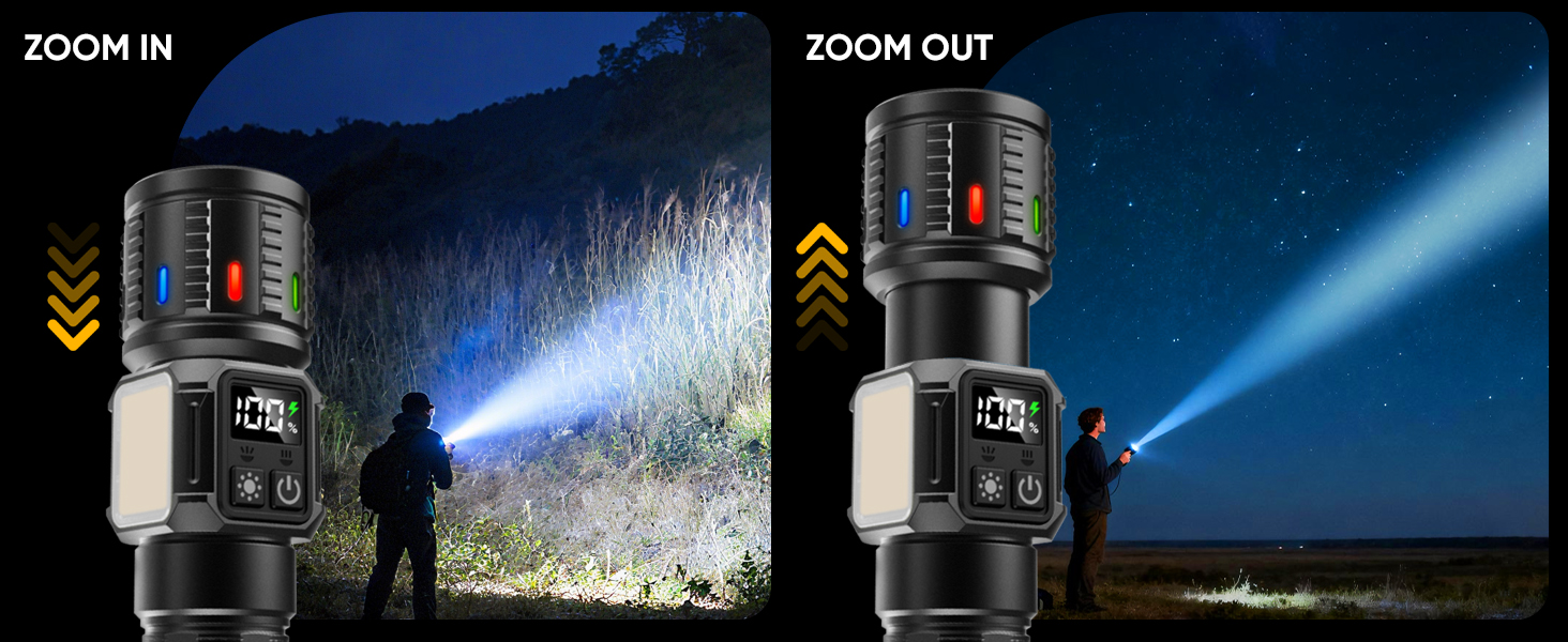 Rechargeable Flashlights High Lumens