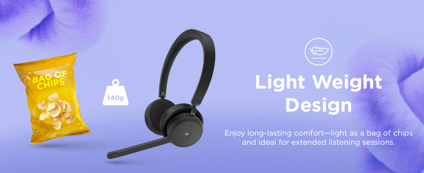 Light Weight- Lenovo Wireless VOIP Headset (Teams)