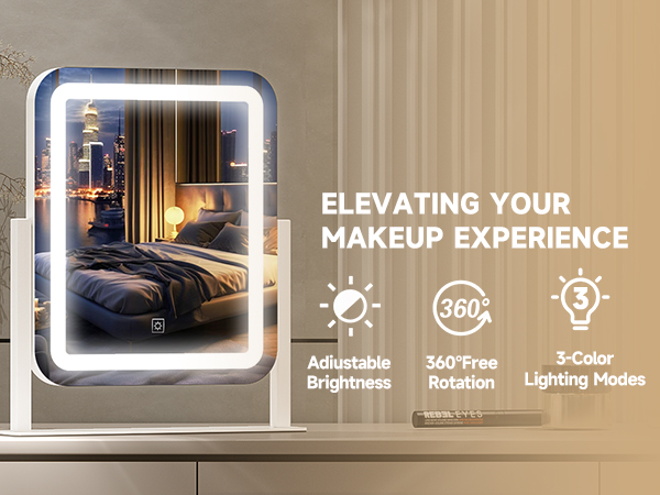 vanity mirror with lights light up mirror makeup mirror with lights large