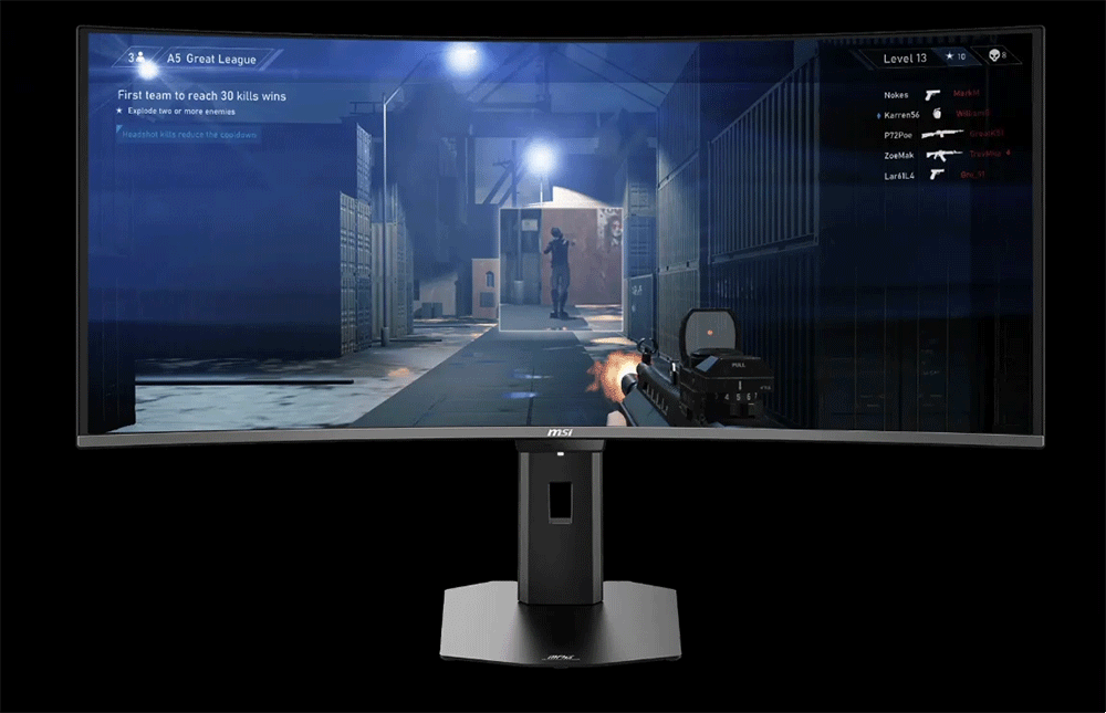 MSI MPG 341CQR QD-OLED X36 Curved Gaming Monitor