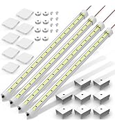PAULINN 12V LED Light Strip, 12 Volt LED Lights Fixtures 6000k Cold White Interior Car Lights Bar...