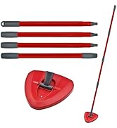 Hezane Mop Handle for Ocedar,Spin Mop Replacement Head Base Compatible with O Cedar,4-Section Spi...