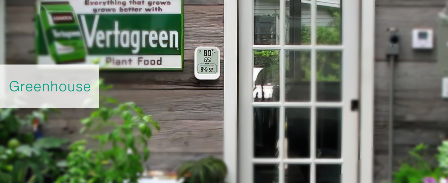 Digital Thermometer Hygrometer, Wireless Indoor Outdoor Thermometer