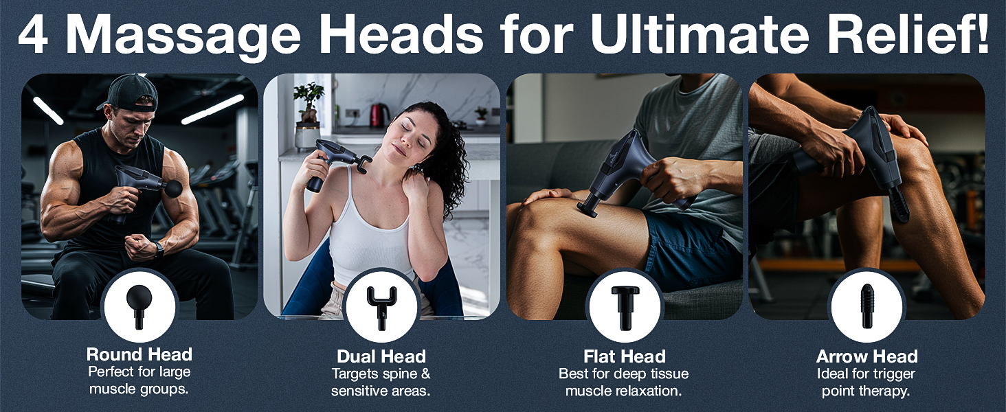 3-In-1 Back Massager for Pain Relief