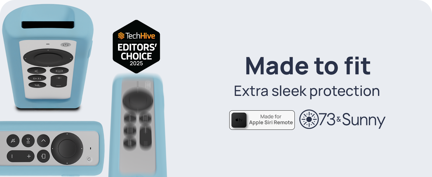 GripStand case for Apple Siri Remote with sleek design and Editors’ Choice 2025 badge