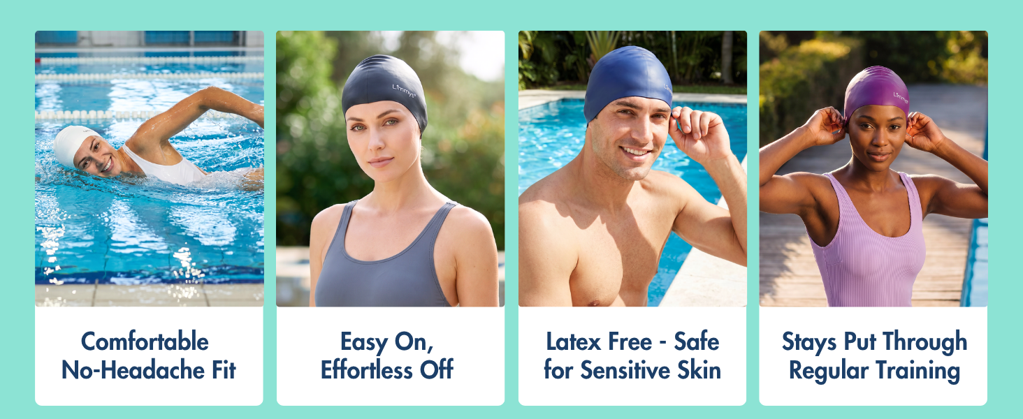 Limmys Swim Cap for Adults
