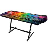 Nuxovilar Stretchy 88 Keys Keyboard Piano Dust Cover, Dust - Proof Elastic Milk Silk with Neon - ...