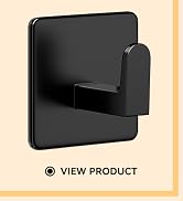 Auxmir Adhesive Hooks 15lb(Max) Towel Hooks, 5 Pack No Drilling Damage Free Wall Hooks, Thicken S...
