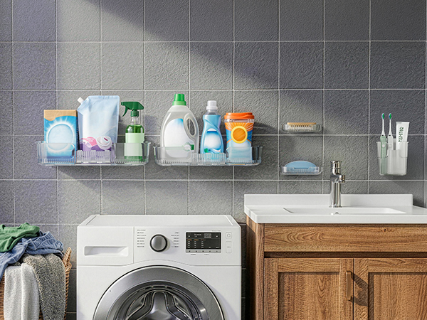 bathroom shelves