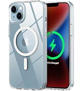 SaiMeun Magnetic for iPhone 14 Case, [Compatible with MagSafe][Not Yellowing][Military-Grade Prot...