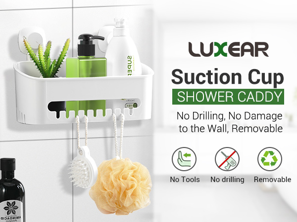 suction cup shower caddy