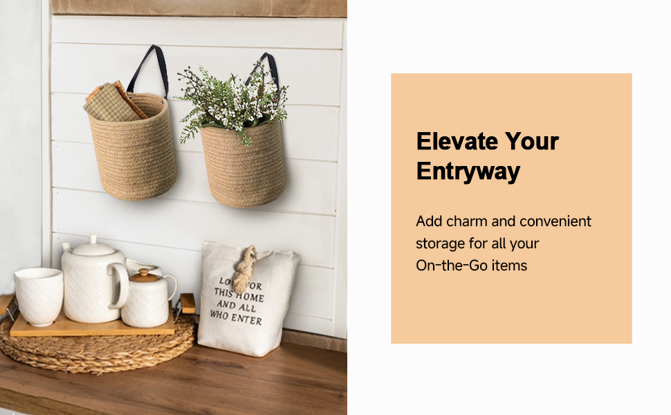 baskets for decor