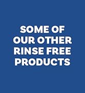 Some of our other rinse free bathing products