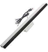 Sensor Bar for Wii and Wii U, Replacement Wired Infrared Ray Sensor Bar for Nintendo Wii and Wii ...