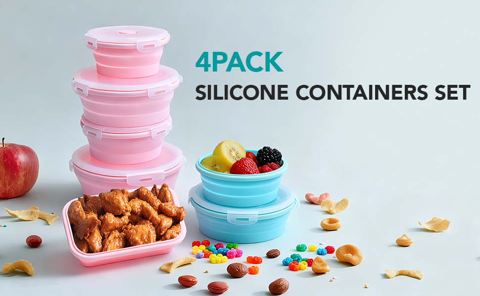 Silicone Food Storage Containers