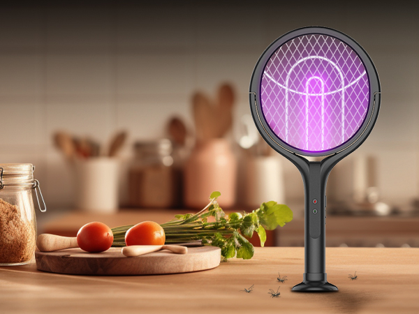 Electric Fly Swatter Racket &amp;amp; Bug Zapper