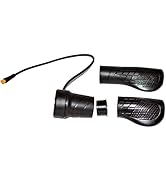 Half Throttle Handle for Wuxing, 3 Pin Male Connector Waterproof Half Twist Throttle, Right Handl...