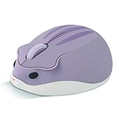 CHUYI Cute Animal Hamster Shape Wireless Silent Mouse Cartoon Mini Portable Travel Mute 1200DPI N...