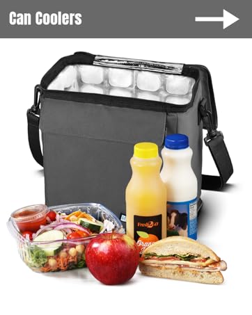 FlexiFreeze CanCooler with food and drinks