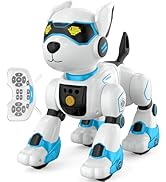 Robot Dog for Kids, Remote Control Dog with Voice Touch Interaction and lmitation Show, Programma...