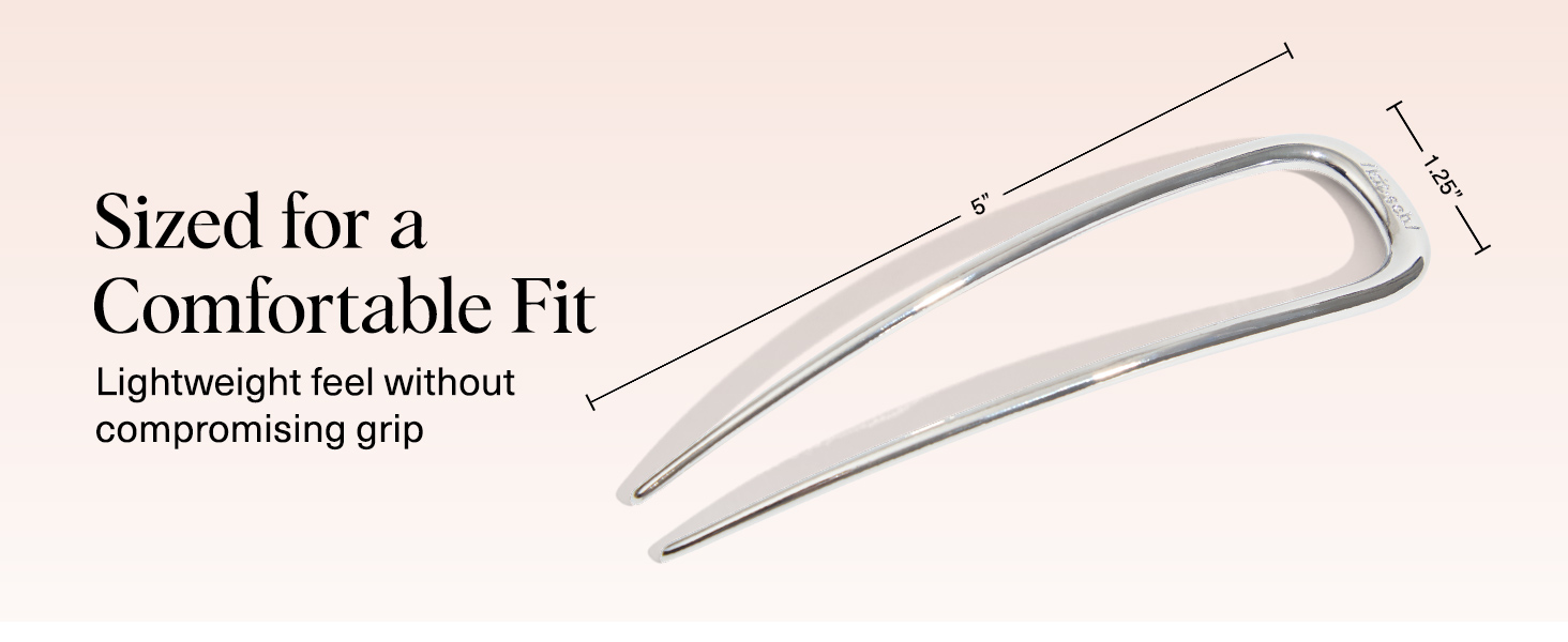 Kitsch Metal French Hair Pin for Women Elegant Hair Accessories for Women