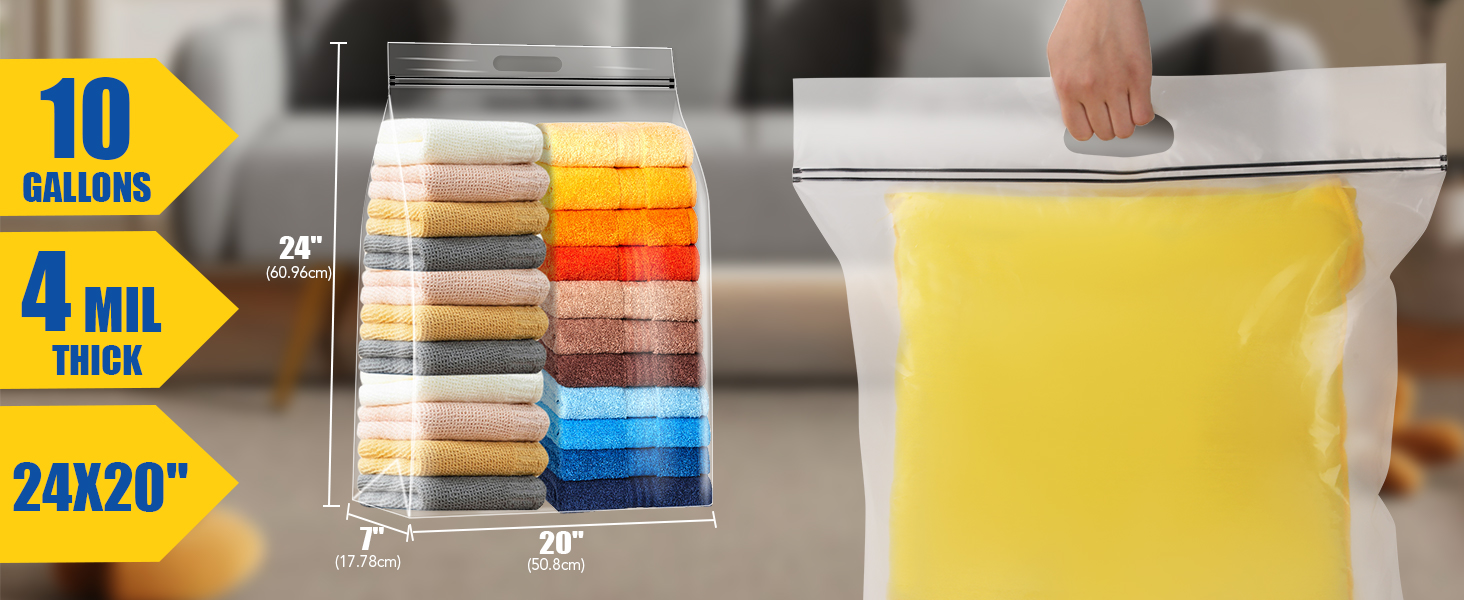 Double Zipper Seal Bags