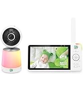 LeapFrog LF1726FHD Baby Monitor, 5.5' 1080p Screen, Up to 2500 ft range, Pan-Tilt-Zoom, Night Lig...