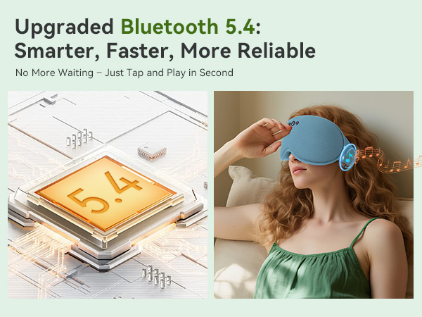 sleep mask with bluetooth 5.4