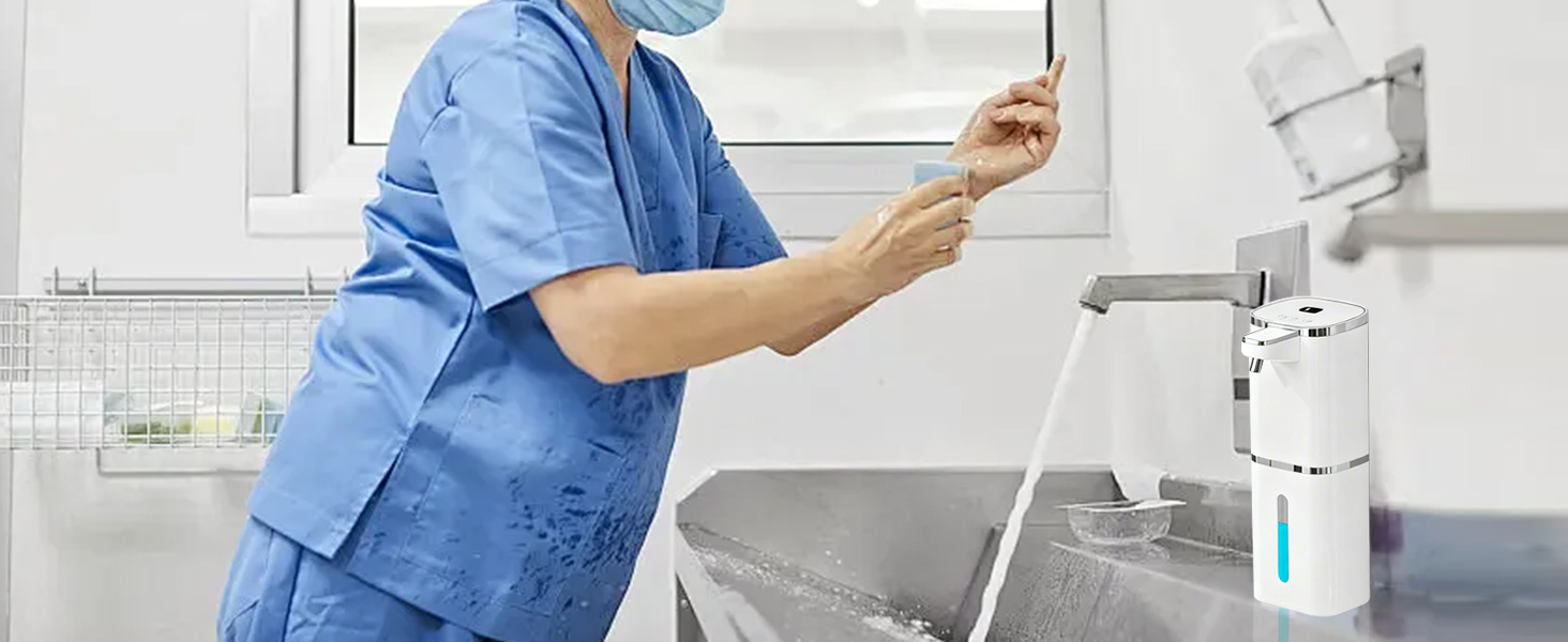 The automatic soap dispenser touchless is designed for versatility