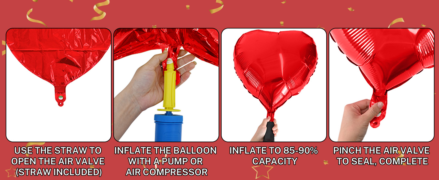 heart balloons