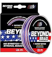 Beyond Braid Braided Fishing Line - Abrasion Resistant - No Stretch - Super Strong -Blue Camo, Mo...