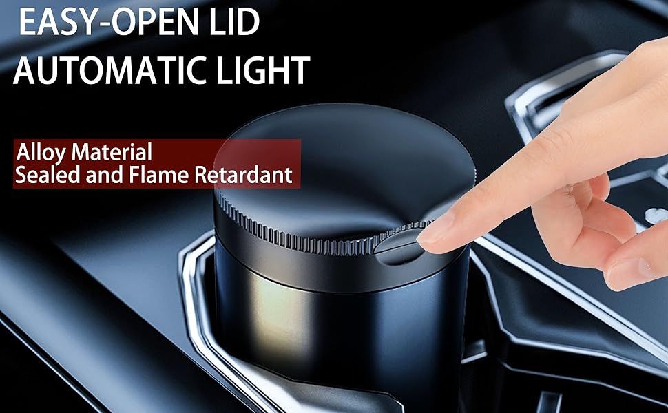 EASY-OPEN LID AUTOMATIC LIGHT Alloy MaterialSealed and Flame Retardant