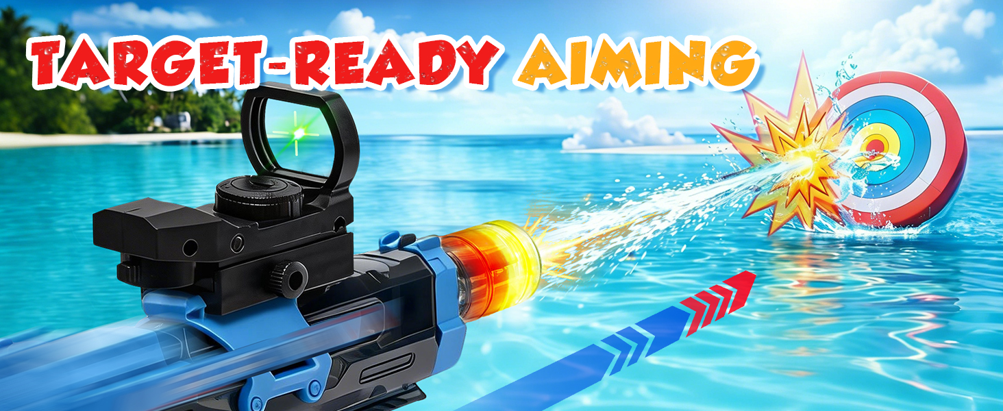 water gun aim shooting