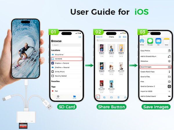 sd card reader for iphone 13