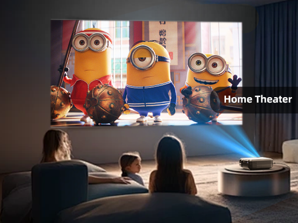 wifi bluetooth 4K 1080P outdoor portable mini small digital projector movie indoor video