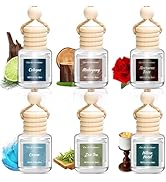 Vetuslumen Premium Car Air Freshener, 6 Pack Deep Luxury Scent Essential Oil Diffuser, Long Lasti...