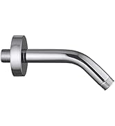 Shower Arm with Flange +Tape,Stainless Steel Shower Head Extension Arm,Wall-Mounted for Fixed Sho...