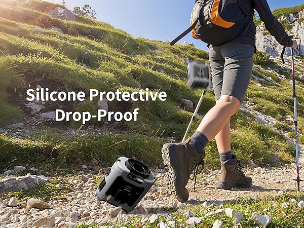 Drop-Resistant,Protect Your Mini Waist Fan