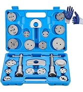DASBET 24pcs Heavy Duty Disc Brake Caliper Tool Set Disc Brake Caliper Compressor Wind Back Tool ...