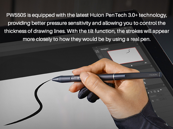 PW550S Battery-free pen