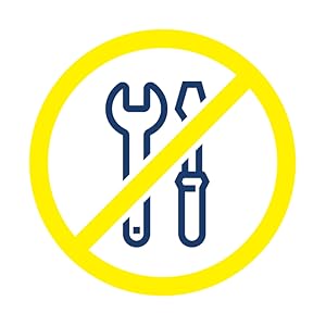 No tools needed icon