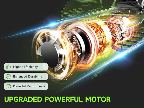 UPGRADED POWERFUL MOTOR