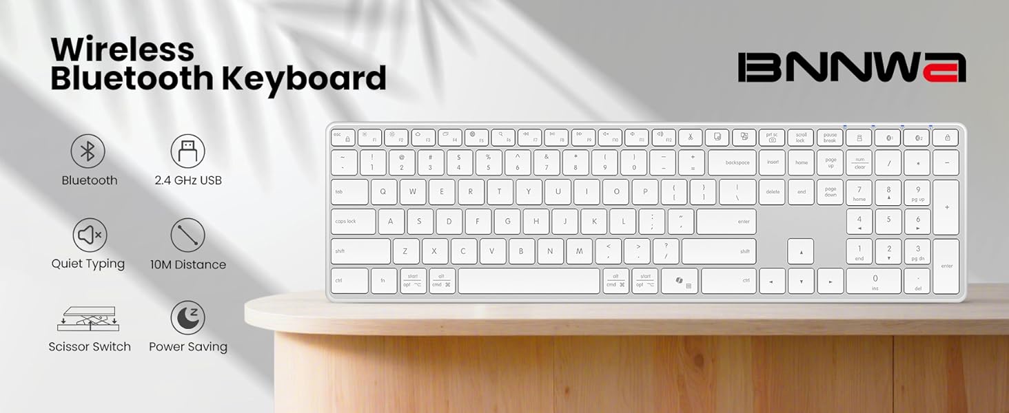 Wireless Bluetooth Keyboard