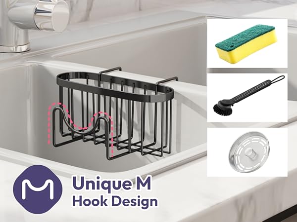 Sponge Holder for Kitchen Sink Kitchen Sink Caddy Hanging Sponge Caddy Organizer