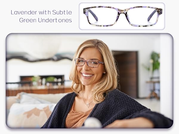 Model Show reading glasses