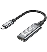 USB C to HDMI Adapter 4K@60Hz, USB Type-C to HDMI Female Adapter [Thunderbolt 3/4 Compatible] for...