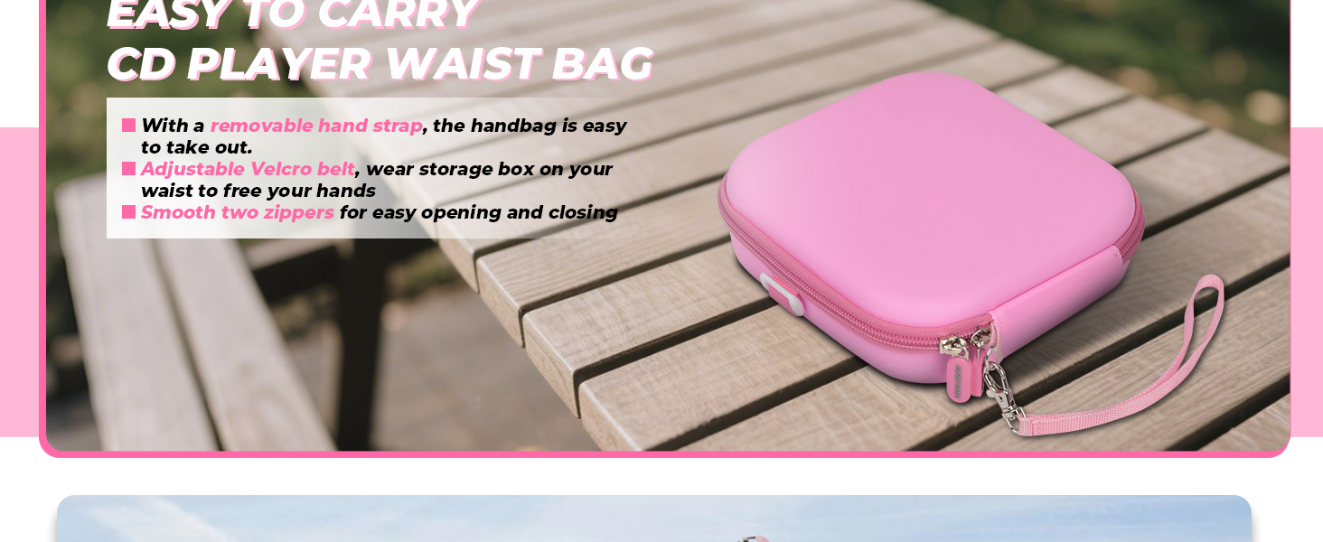 protable cd player case