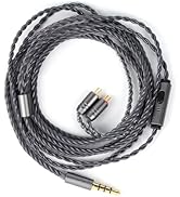 HIFIXAUDIO Tripowin Grace Silver-Plated OFC Detachable Earphone Cable with Mic, 0.78mm 2-Pin HiFi...