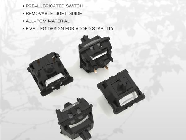 Gateron Oil King Ghost Pro Switches