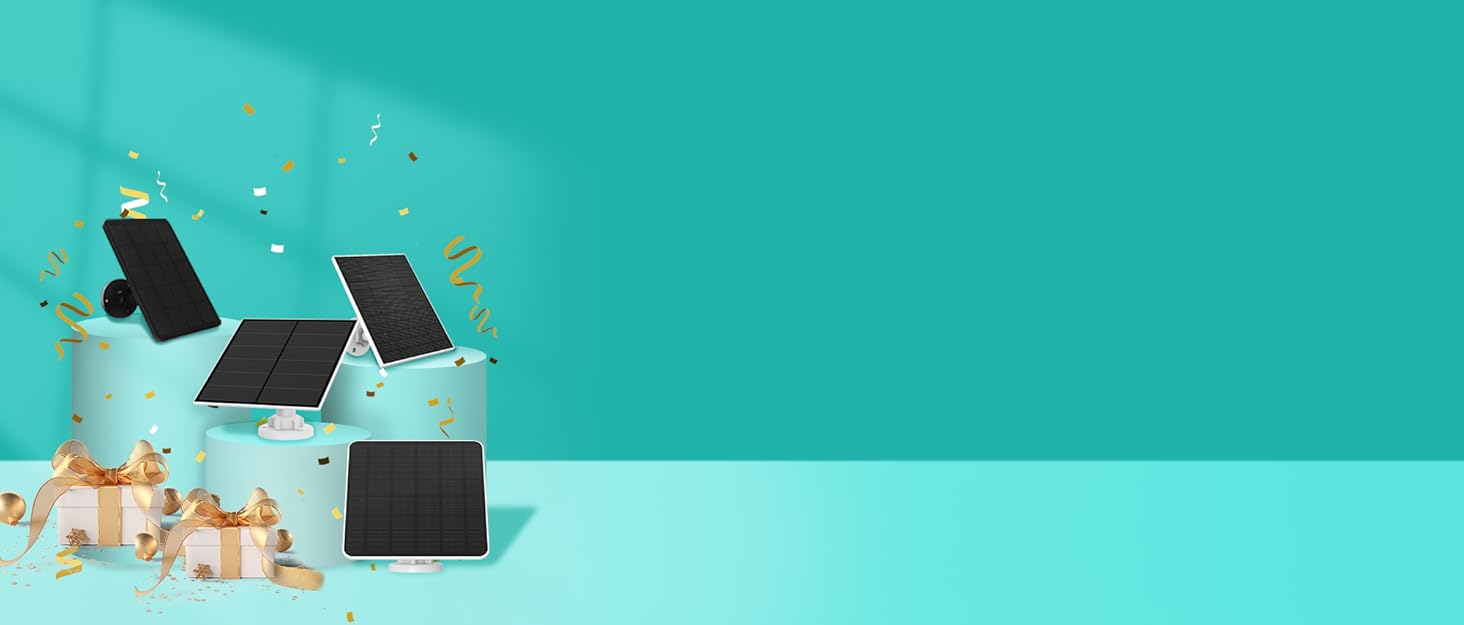 solar panel for security camera